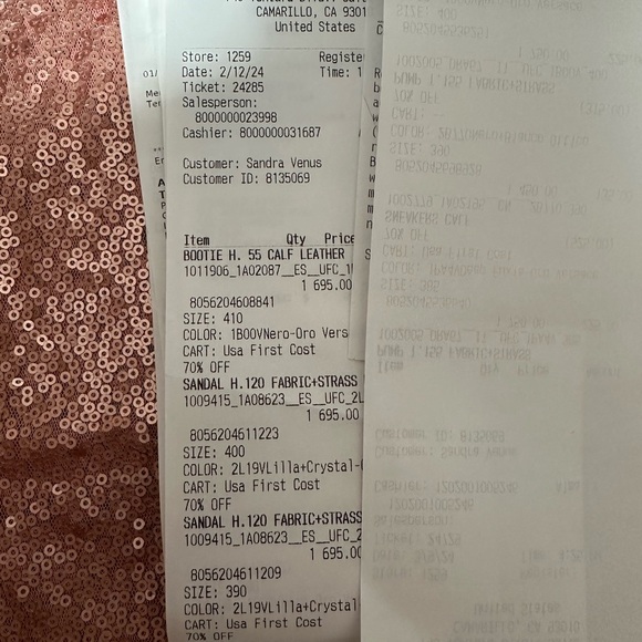 NWB. 100% Authentic
Versace La Medusa Metallic Ankle Strap
Sandals 8.5 pink - Picture 12 of 14